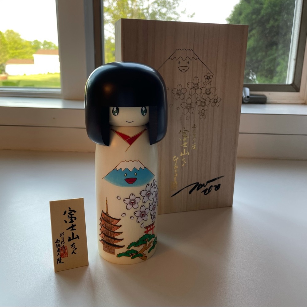 Takashi Murakami x Usaburo Kokeshi Doll